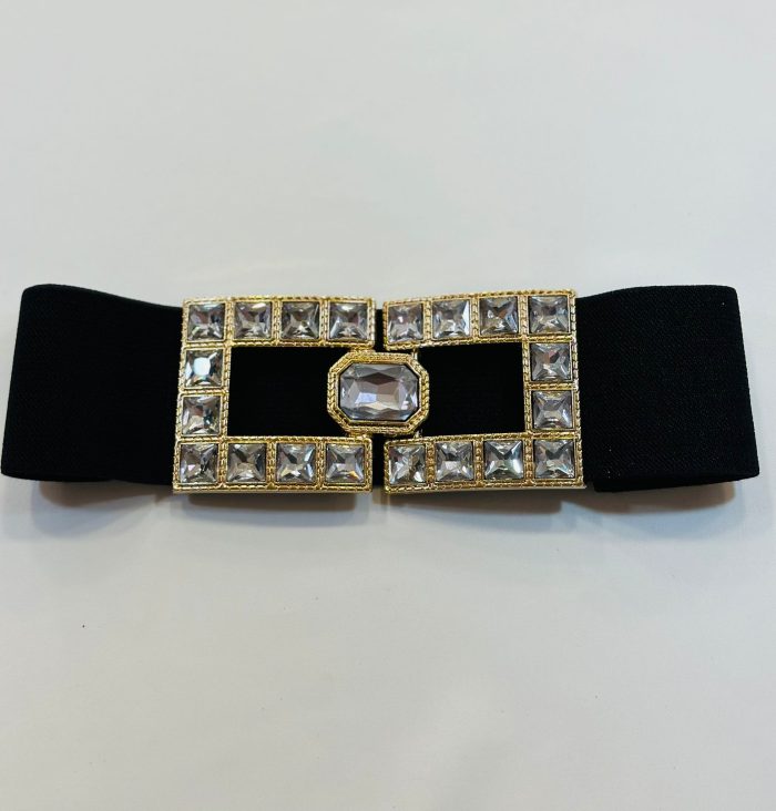 Cinturón Negro con Hebilla Brilli Brilli