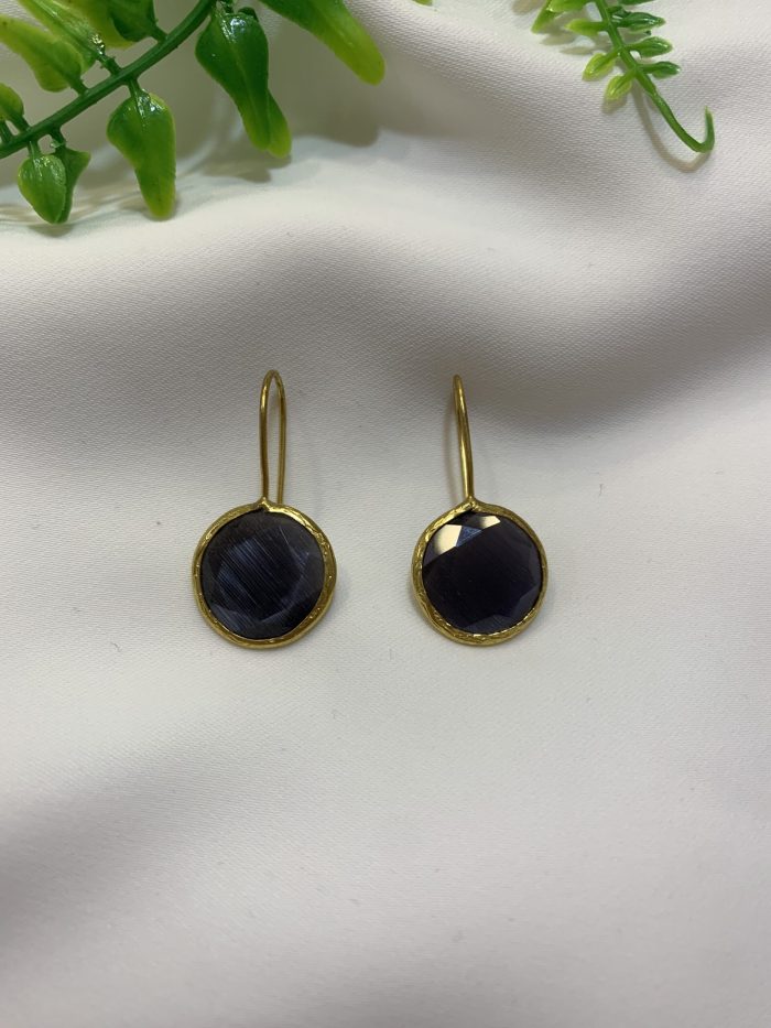 Pendiente Redondo Morado