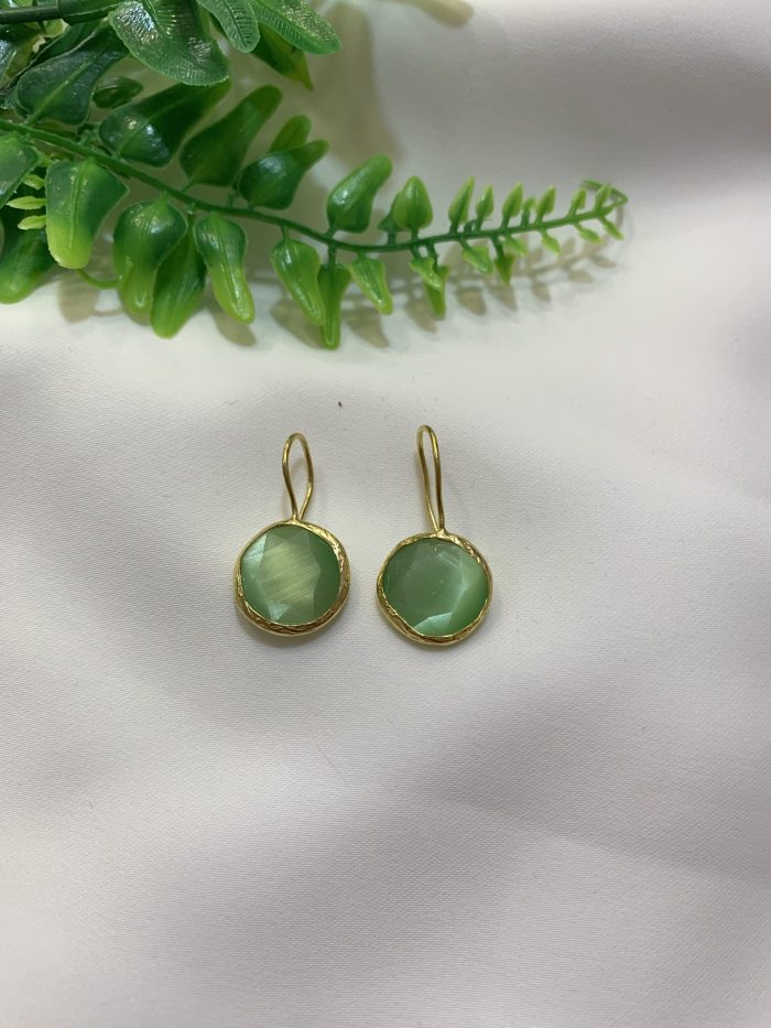 Pendiente Redondo Verde