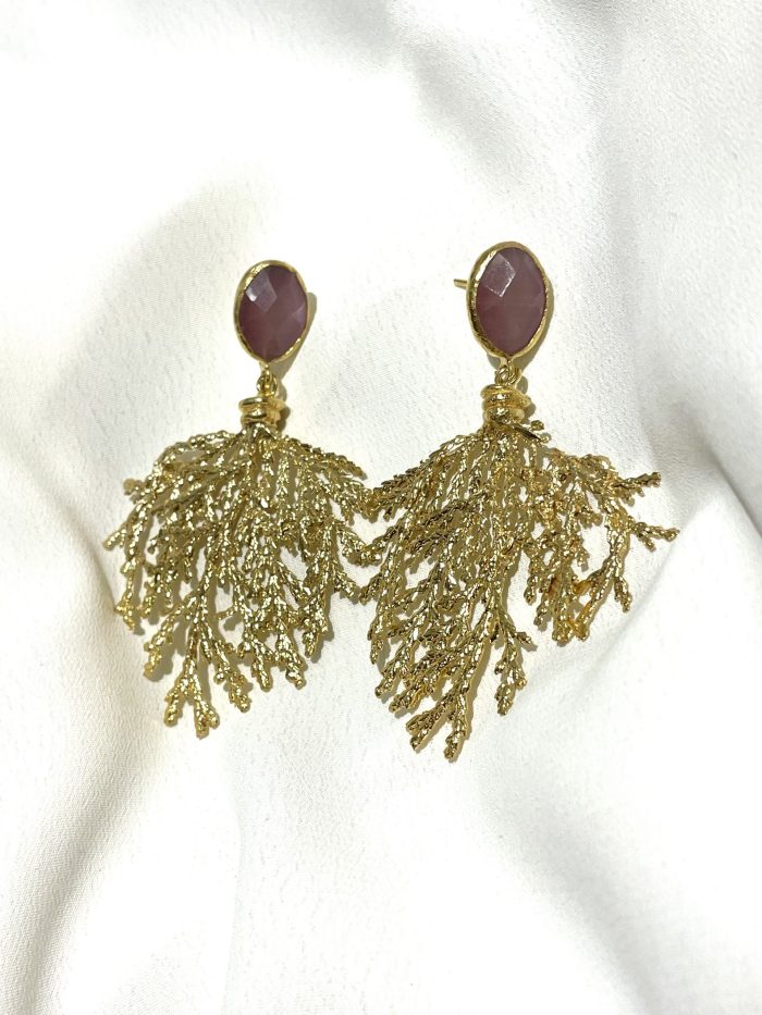 Pendientes Riviera Rosa